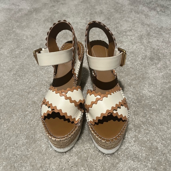 See by Chloe Glyn Espadrille Platform Wedge Sandal - Picture 4 of 7